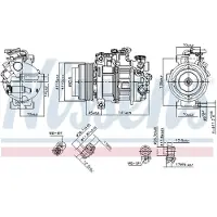 Nissens Compressor airconditioning 890717