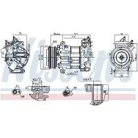 Nissens Compressor airconditioning 890790