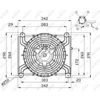 NRF 47668 Koelventilator