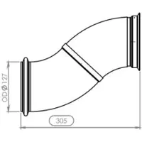 DINEX 21555 Voorpijp