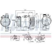 Nissens Compressor airconditioning 89483