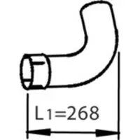 DINEX Uitlaatpijp 47258
