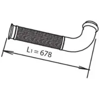 DINEX Uitlaatpijp 66220