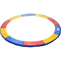 HOMCOM Randafdekking, veerbedekking, randbescherming voor trampoline 244/ 305/ 366 cm AN-69QP-BLJN-1