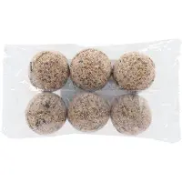 Esschert Design Vogelvoer Mezenbollen zonder Net - 6 stuks - Vogelbad Kopen - - FB951