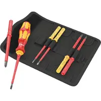 Wera 05006600001 7-delig Kraftform Kompakt VDE 7 Universal 1 Tool Finder Wisselklingenset In Etui