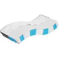 vidaXL Pocketveringmatras middelhard 80x200 cm