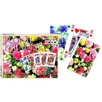 Piatnik Bloemenparadijs Roze Speelkaarten - Double Deck