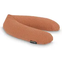 Snoozzz Voedingskussen Premium Kwaliteit - 185 cm – Microparel Vulling – Luxe Draagtas – Wasbare Hoes - Wafel Savanna