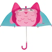 Playshoes kinderparaplu junior 70 cm polyester blauw/roze