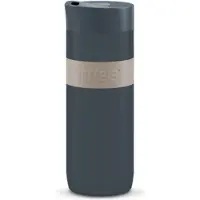 Boddels Thermosbeker, 0.37 L, Taupe / Antraciet, Dubbelwandig, Vacuüm Geïsoleerd - | Koffje