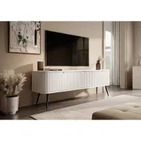 Meubella - TV-Meubel Zakari - Wit - 168 cm
