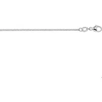 The Jewelry Collection 9 Krt. Ketting Gourmet 1,4 mm - 9 Karaats Wit