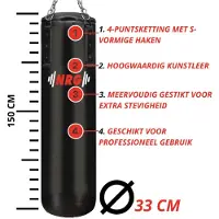 NRG Fitness F9B Bokszak Kunstleer