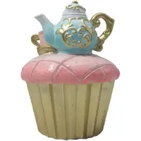 Clayre & Eef Decoratie Cupcake Ø 8x11 cm Roze Kunststof Roze