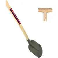 Synx Tools Bats Lichtgrijs Schop met T Greep - steel 110 cm