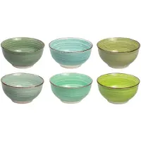 Studio Tavola Kleine Kommen Summer Green ø 12 cm - 6 stuks