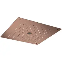 Hotbath Mate M148 inbouw hoofddouche vierkant 38cm geborsteld koper PVD