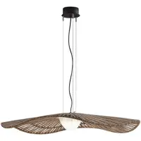 Bover LED buiten hanglamp Mediterránia, bruin, Ø 105 cm dimbaar, bruin / roest, Kunststof, Design