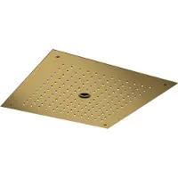 Hotbath Mate M148 inbouw hoofddouche 38cm vierkant geborsteld messing PVD