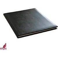 Kangaro condoleance album - 26x21cm - zwart - gastenboek - K-6630