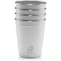 Mizu Reisbeker Party Cup White 300ml (4-Delig)