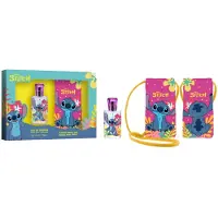 Cartoon Disney Stitch Set Cologne + Phone Bag Lot 2 Pcs