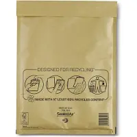 Mail lite luchtkussenenveloppen, goud, G/4, 240 x 330 mm, doos van 50 stuks