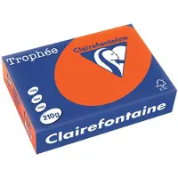 Clairefontaine Gekleurd papier Kardinaalrood 210 grams (250 vel)