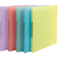 Exacompta ringmap Chromaline ft A4, 2 ringen van 1,5 cm, geassorteerde pastelkleuren - 5 stuks