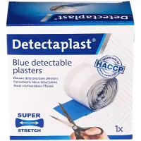 Detectaplast Elastic textielpleister, ft 6 cm x 5 m, op rol