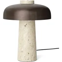 Audo Copenhagen Tafellampe , Reverse, dimbare, Beige, Woonkamer, Steen, Designer