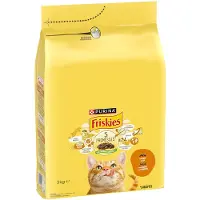 Friskies droogvoer voor katten - kip & groenten - 3000g