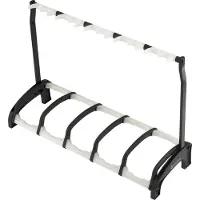 K&M 17515 Guardian 5 Rack Guitar Stand Black