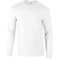 Gildan T-shirt Ultra Cotton LS unisex GIL2400 - Grijs