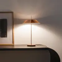 Vibia Design tafellamp Mayfair, dimbaar, koper, Hal, metaal, Design, tafellamp