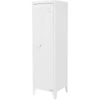 ML-Design Lockerkast Marin | staal wit 38x38x137 cm wandkasten | NADUVI