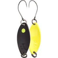 Trout Master Incy Spin Spoon 1.8g - Kleur : Black Yellow