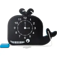Small Foot Walvis Leer Klok Kijken Hout 39 X 29 Cm