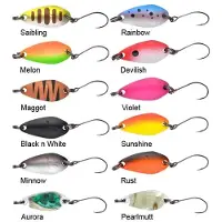 Trout Master Incy Spoon 1.5g - Kleur : Violet
