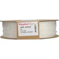 Coroplast AWX Celband 9x4 mm - 10x20m Wit