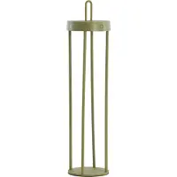 Light & Living Tafellamp LED Ø13x50 cm ISALO olijf groen (Groen, 13x13x50cm)
