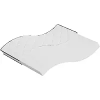 vidaXL Schuimmatras middelzacht 160x200 cm