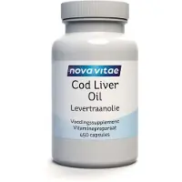 Nova vitae Levertraanolie 450 capsules