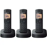 Panasonic KX-TGC313SP - téléphone sans fil avec ID d'appelant/appel en instance + 2 combinés supplémentaires