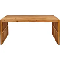 Beliani SULZANO - Tuintafel - Lichthout - Acaciahout