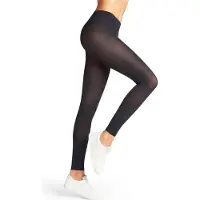 Falke Pure Matt eenkleurig materiaal ondoorzichtig 50 DEN legging dames blauw - maat M-L