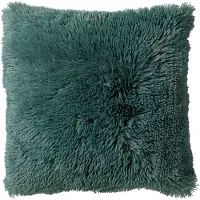Dutch decor - FLUFFY - Kussenhoes 45x45 cm - superzacht - effen kleur - Sagebrush Green - groen