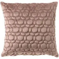 Dutch decor - KAISA - Kussenhoes 45x45 cm - 3D - print - effen kleur - Antler - roze