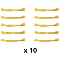 Toorx Weerstandsbanden Set van 10 stuks Licht - 30 cm - Geel